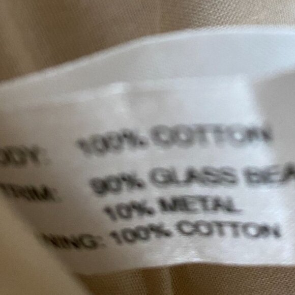 NWT Womens Black & Gold Glass Beaded Small Clutch Bag with Chain Handle Boho - Picture 4 of 9